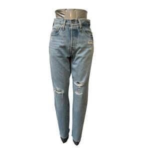NWT Levi's 501 S Skinny Jeans Women's Size 24 X 28